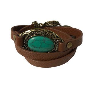 New Premier Designs Leather Wrap Bracelet